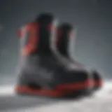 Cutting-edge design of Adidas snowboard boots showcasing innovative materials