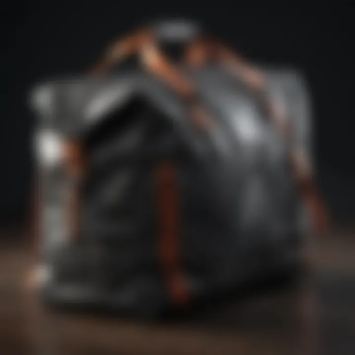 Adidas track bag showcasing durable water-resistant material