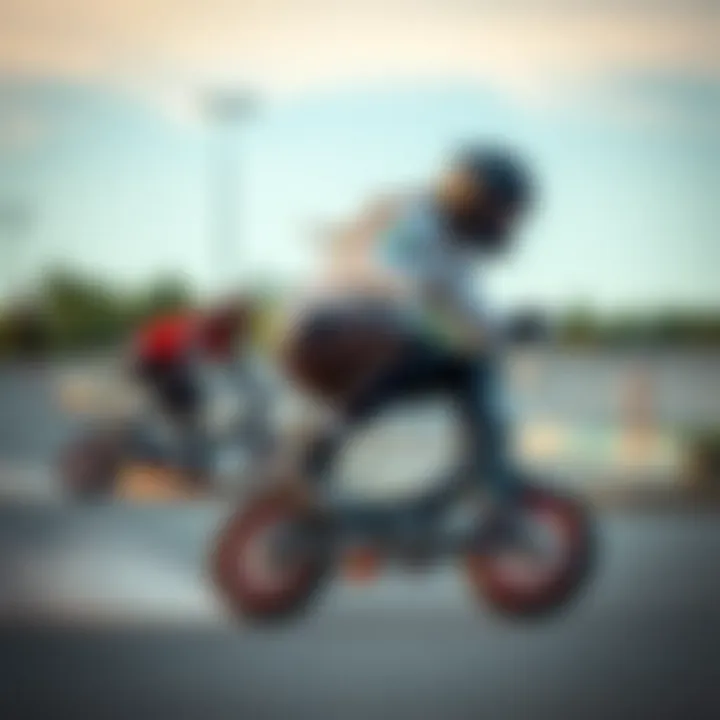 Variety of popular aggressive inline skate brands