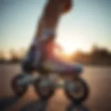 Stylish aggressive inline skates design for performance