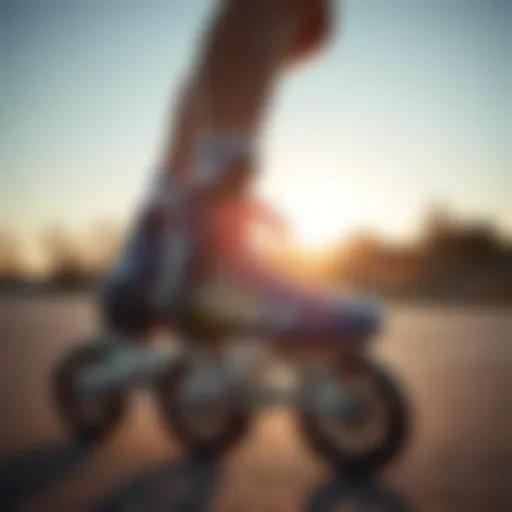 Stylish aggressive inline skates design for performance