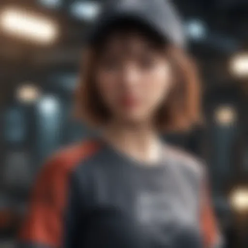Intricate Anime Emblem on Shirt