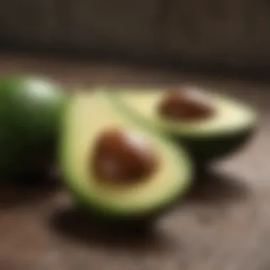 Avocado Halves Overflowing with Nutrients