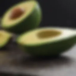 Avocado Slices Rich in Vitamin E