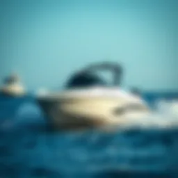 Sleek design of an ATX surf boat