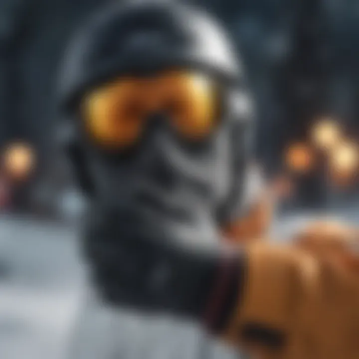 High-performance snowboard gloves designed for extreme conditions
