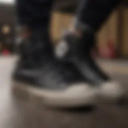 Converse 6.5 Black High Tops - Allure of Timeless Style