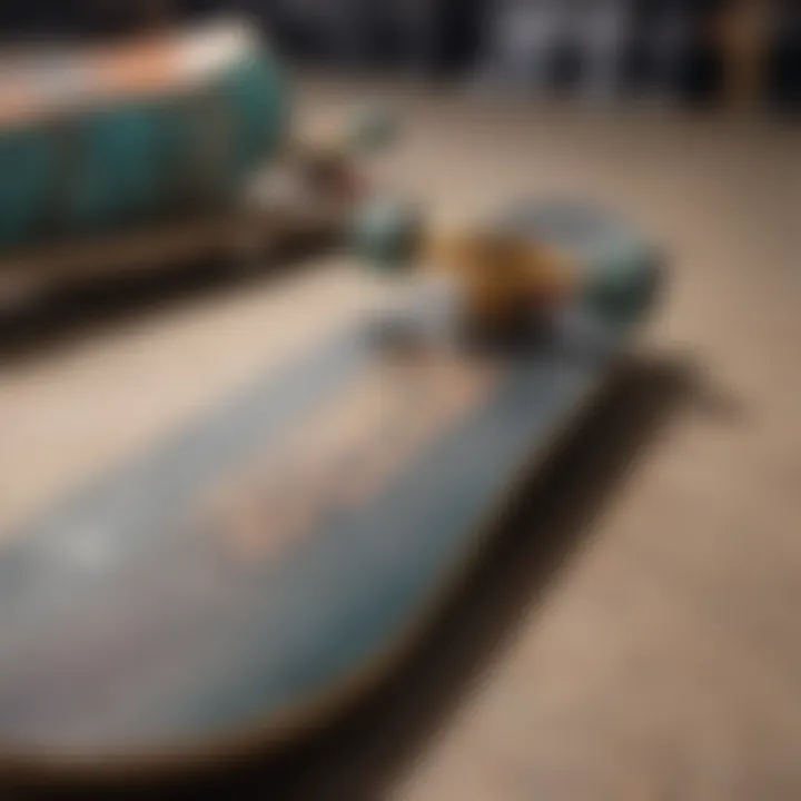 A display of various reputable brands offering blank skateboards for sale.