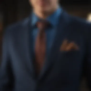 Structured Chic Blue corduroy shirt layered under a structured blazer