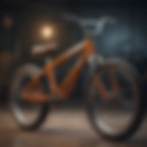 A vintage BMX bike showcasing its craftsmanship and design evolution.