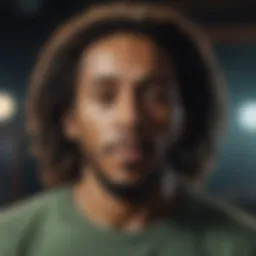 Iconic Bob Marley T-Shirt Design