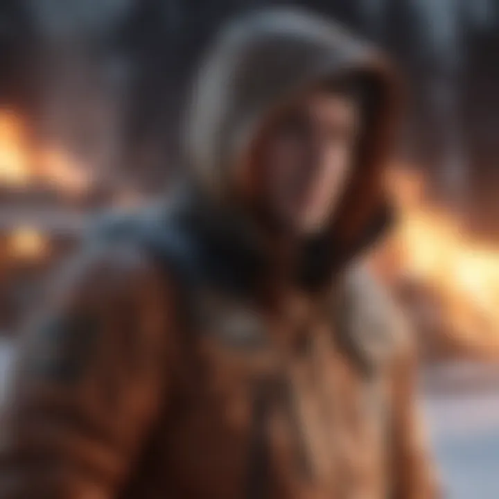 Bonfire snowboarding jacket with thermal lining