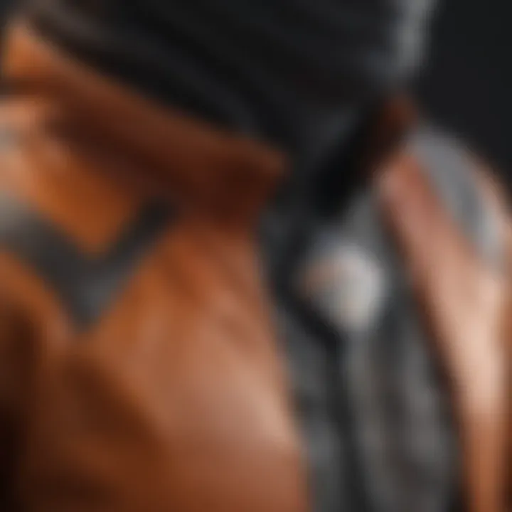 Close-up of Bonfire snowboarding jacket zipper and logo