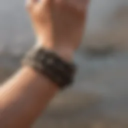 Bracelet with Dead Sea mud as a natural skincare accessory