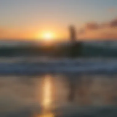 Sunset Silhouettes on the Waves of Manasota Key