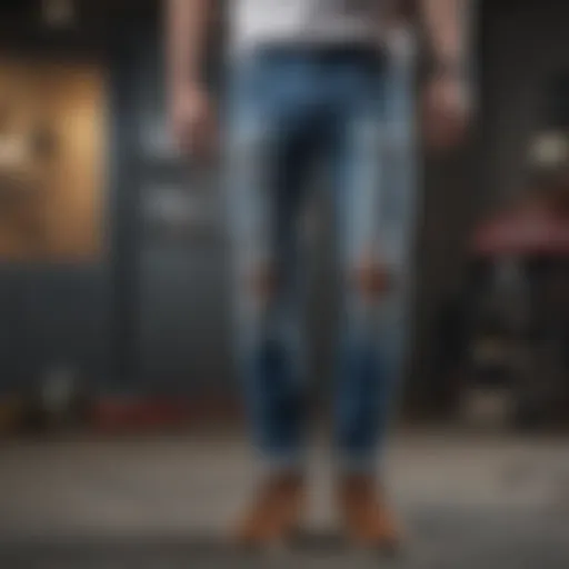 Chic Distressed Denim RSQ Jeans