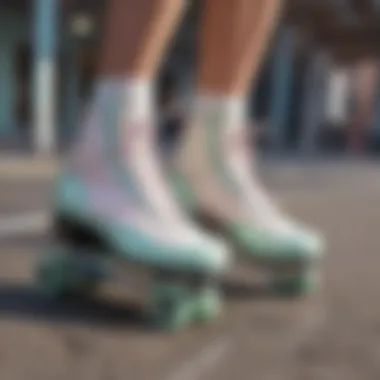 Chic Pastel-Colored Impala Skates