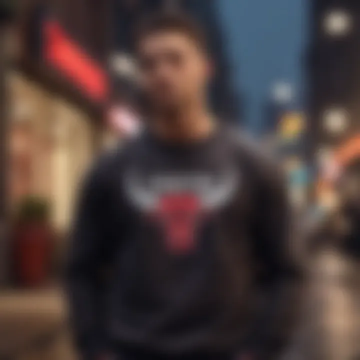 Chicago Bulls Crewneck in Street Style