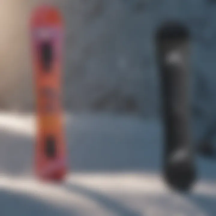 Comparison chart highlighting different snowboard flex options and their benefits