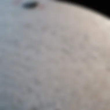 Close-up of a soft top surfboard's textured surface for enhanced grip