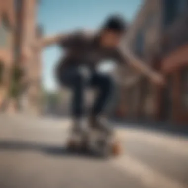 Artistry in Action: The Symphony of Tricks Skateboarder Executing a Complex Trick