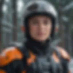 Innovative shoulder pads designed for snowboarding protection