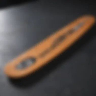 Eco-Friendly Materials of Signal Snowboards Close-up of eco-friendly materials used in the production of Signal Snowboards