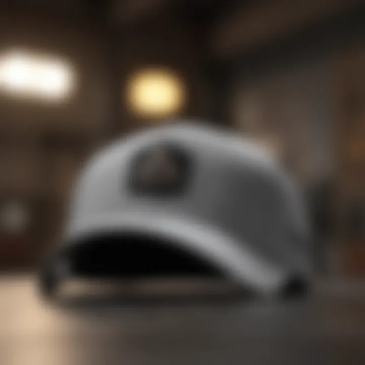 Minimalist dad hat in gray