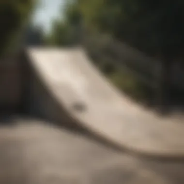 Different types of skateboard ramps showcasing various styles