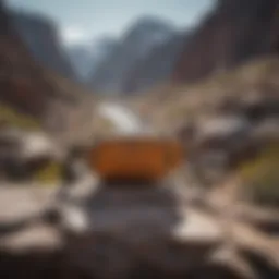 Durable Carhartt Fanny Pack on Rocky Terrain