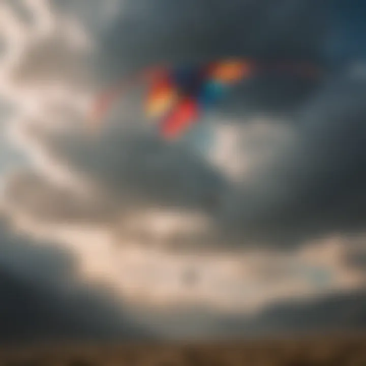 Dynamic Kite Maneuvering Through Clouds