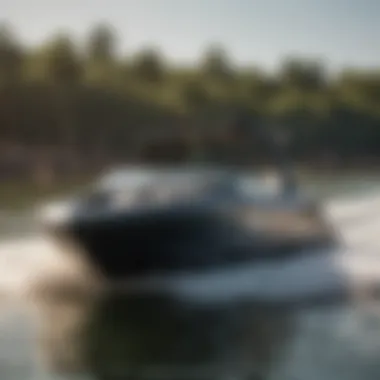 Dynamic Wakeboard Boat in Action Dynamic Wakeboard Boat in Action