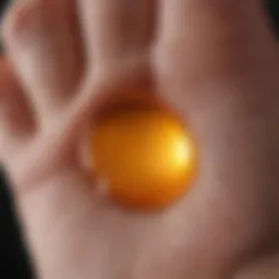 Close-up of blister on palm