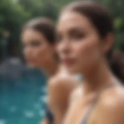 Elegant Couple Swim Set