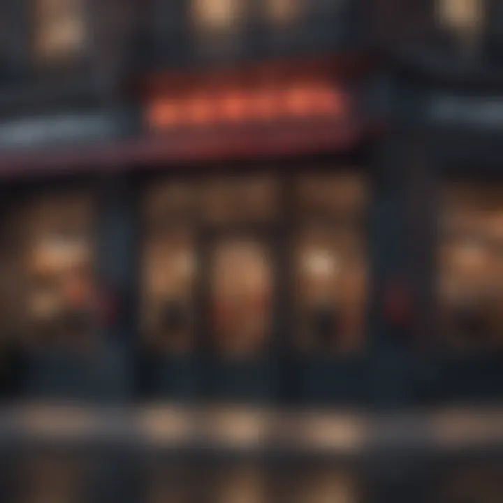 Elegant Herschel store facade
