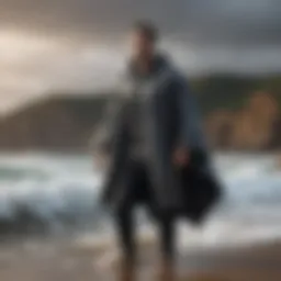 Innovative surf changing poncho design