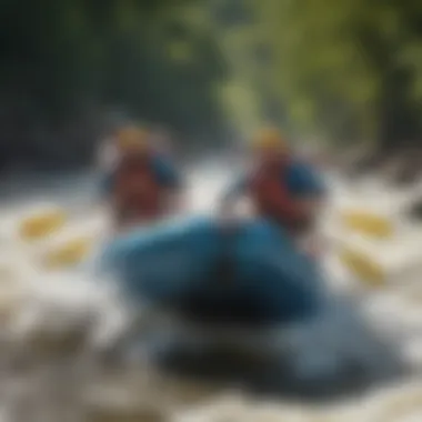 Exhilarating white-water rafting on the rushing river in Southaven