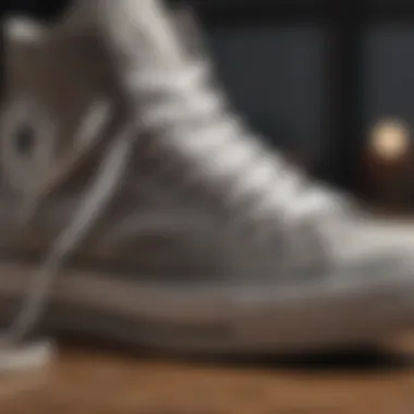 Cleaning and care instructions for all-grey Chuck Taylors