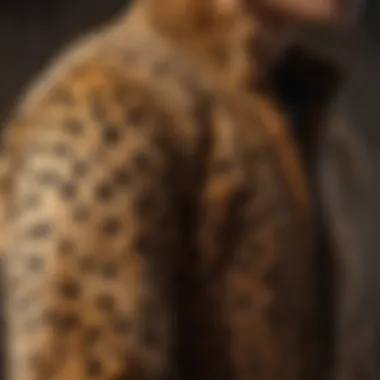 Modern Twist on Cheetah Print Fleece Jacket