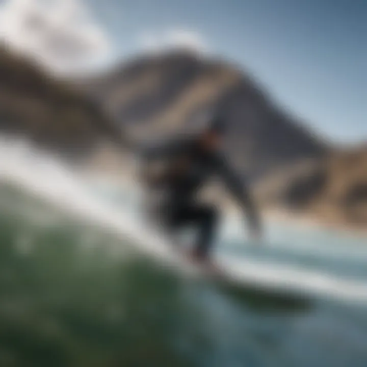 A top-rated kite board with exceptional maneuverability in challenging conditions
