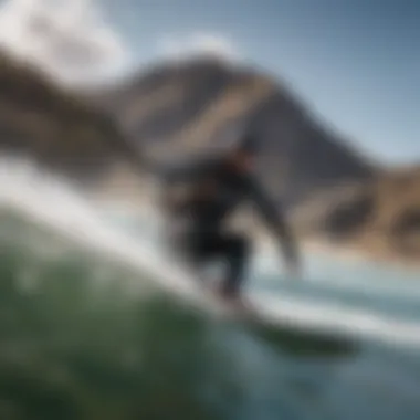 Maneuverability Mastery A top-rated kite board with exceptional maneuverability in challenging conditions