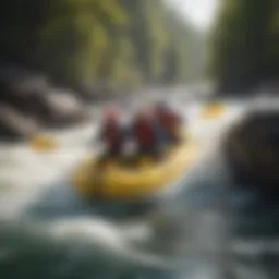 Thrilling white-water rafting adventure