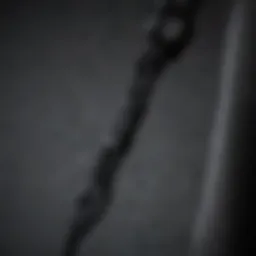 Minimalist Black Lanyard