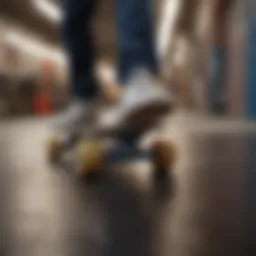 Dynamic skateboard design showcasing creativity and innovation