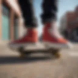 Skateboard Shoes in Urban Setting
