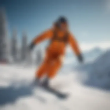 Performance-Driven Design for Skiing Person skiing with versatility and freedom of movement