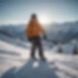 Stylish snowboard outfit in action on the slopes