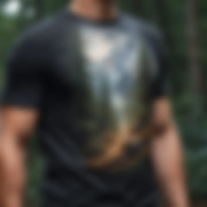 Inspiration from nature in airbrushed t-shirt art