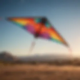 Innovative kite design with vibrant colors