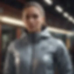 Stylish Nike Jacket in Urban Setting